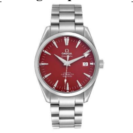 Omega Aqua Terra Red Dial